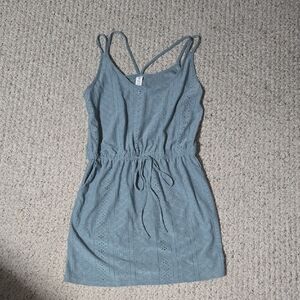Blue Eyelet Sundress